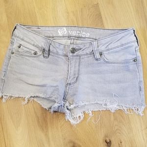 Bullhead Denim Grey‎ Jean Shorts